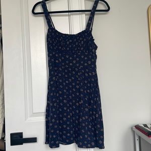Navy Printed Sundress
